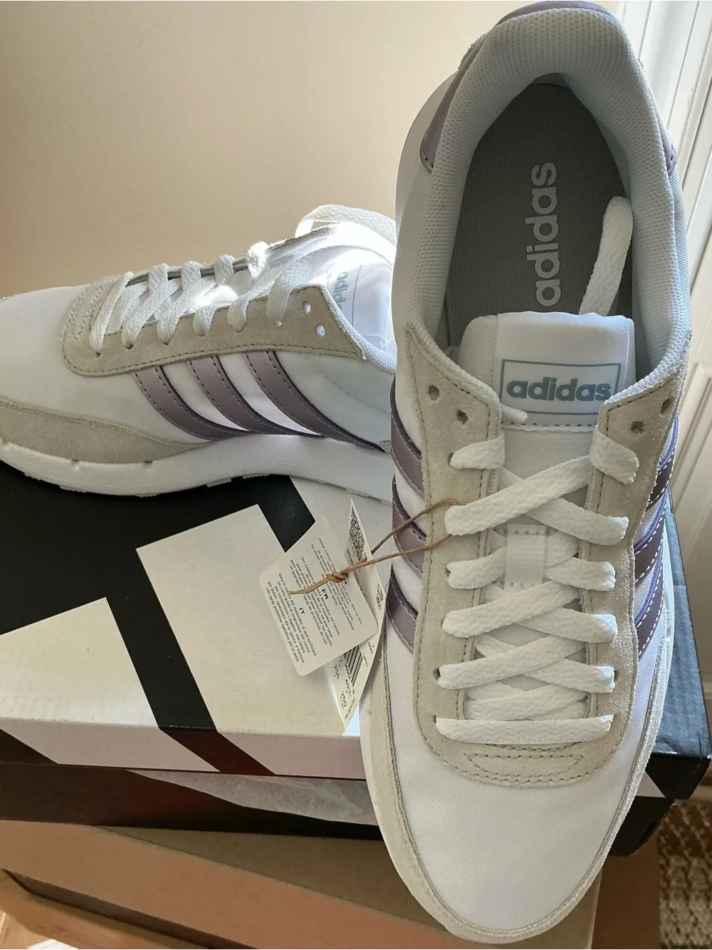 Women’s Adidas Samba OG White/Frosted Purple